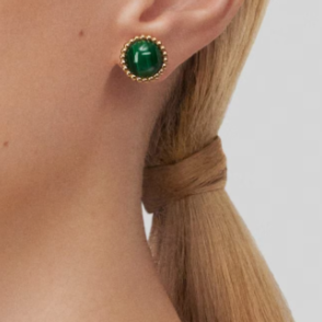 SASSY ORECCHINI | VERDE / ORO