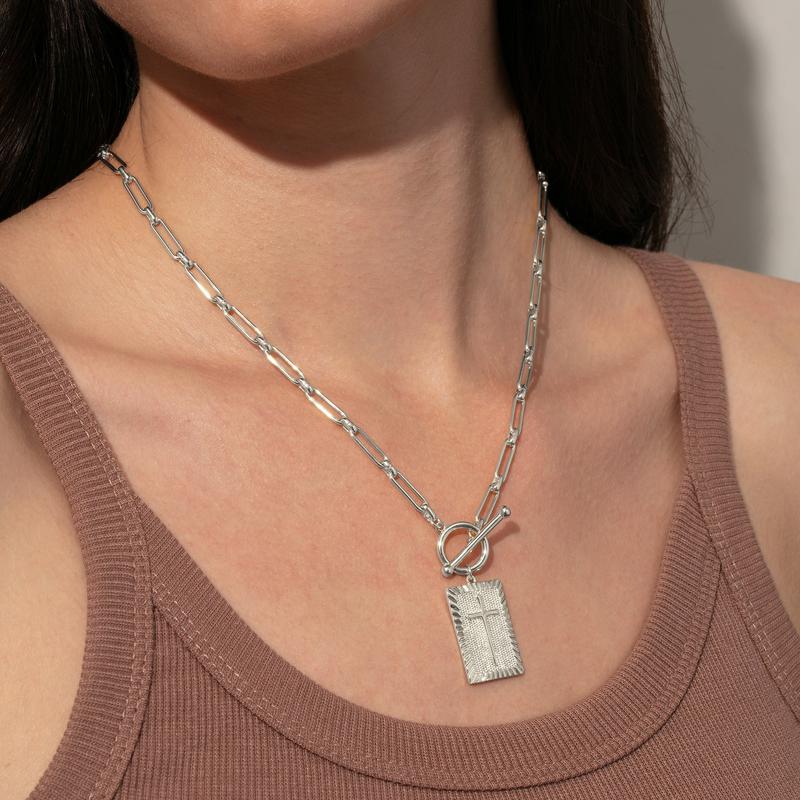 La Collana con Ciondolo Croce Eterna