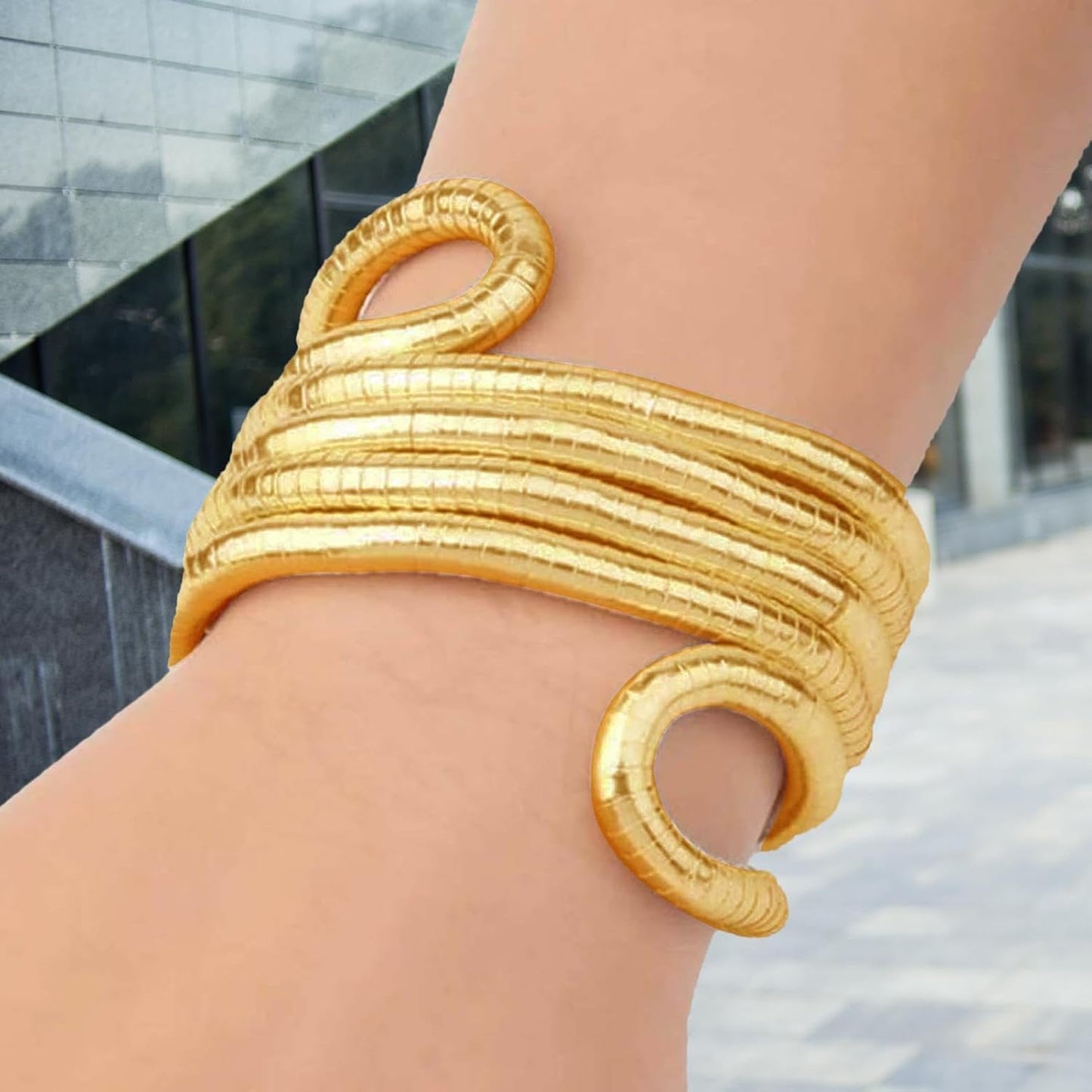 Valentina Collana Serpente Flessibile in Oro