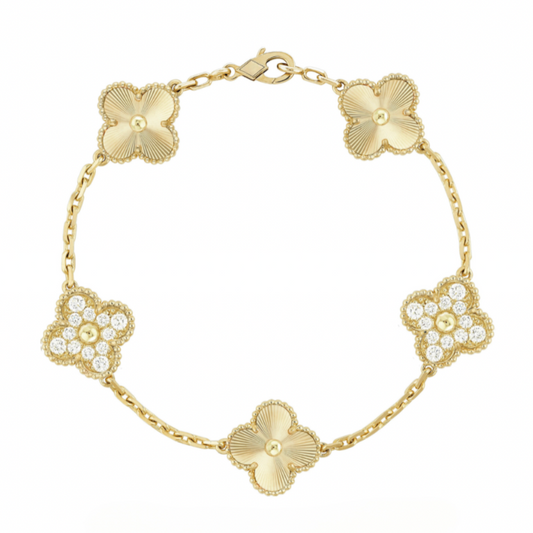 Beatrice Bracciale Quadrifoglio Clara con Diamante