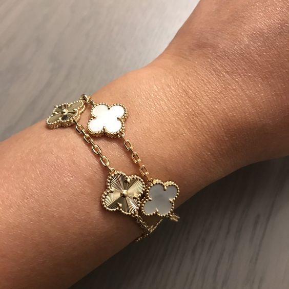 Serafina Bracciale Quadrifoglio Fortuna - Oro
