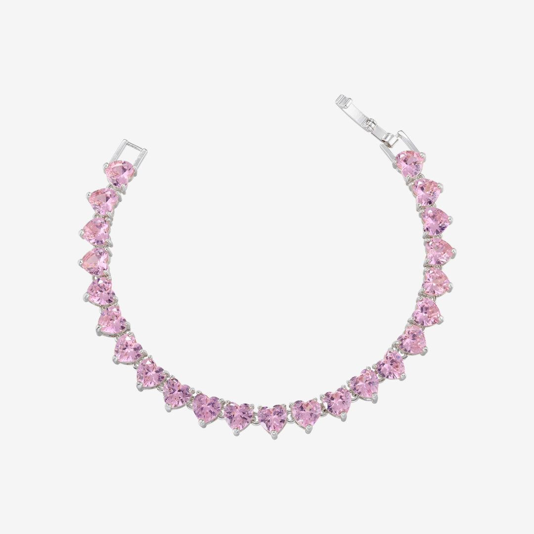 Giorgia Bracciale Tennis con Cuore Rosa