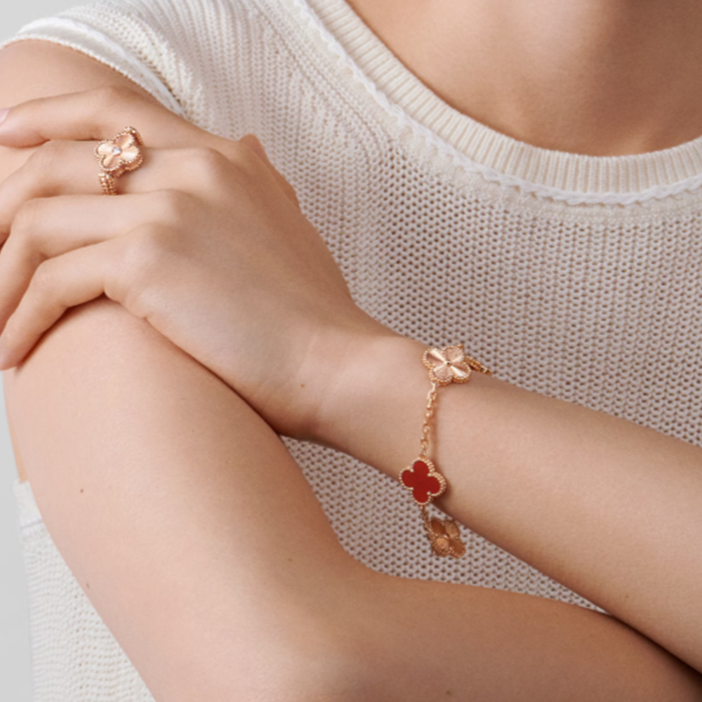 Giulia Bracciale Ambra - Oro Rosa / Motivo Rosso
