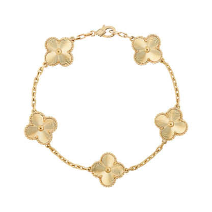 Martina Bracciale Klöver in Oro Guilloché