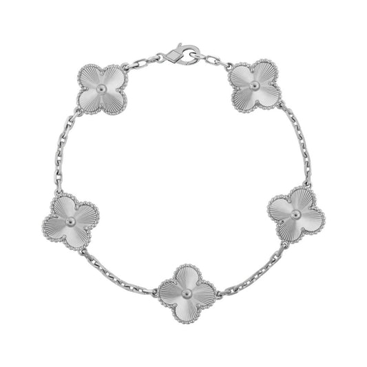Emanuela Bracciale Klöver in Argento Ramiè