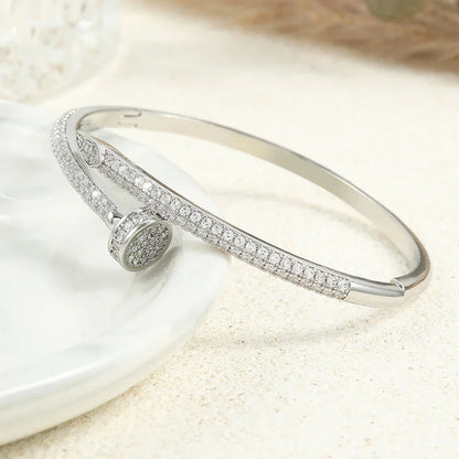 Ortensia Bracciale Chiodo Hermiz con Pietre