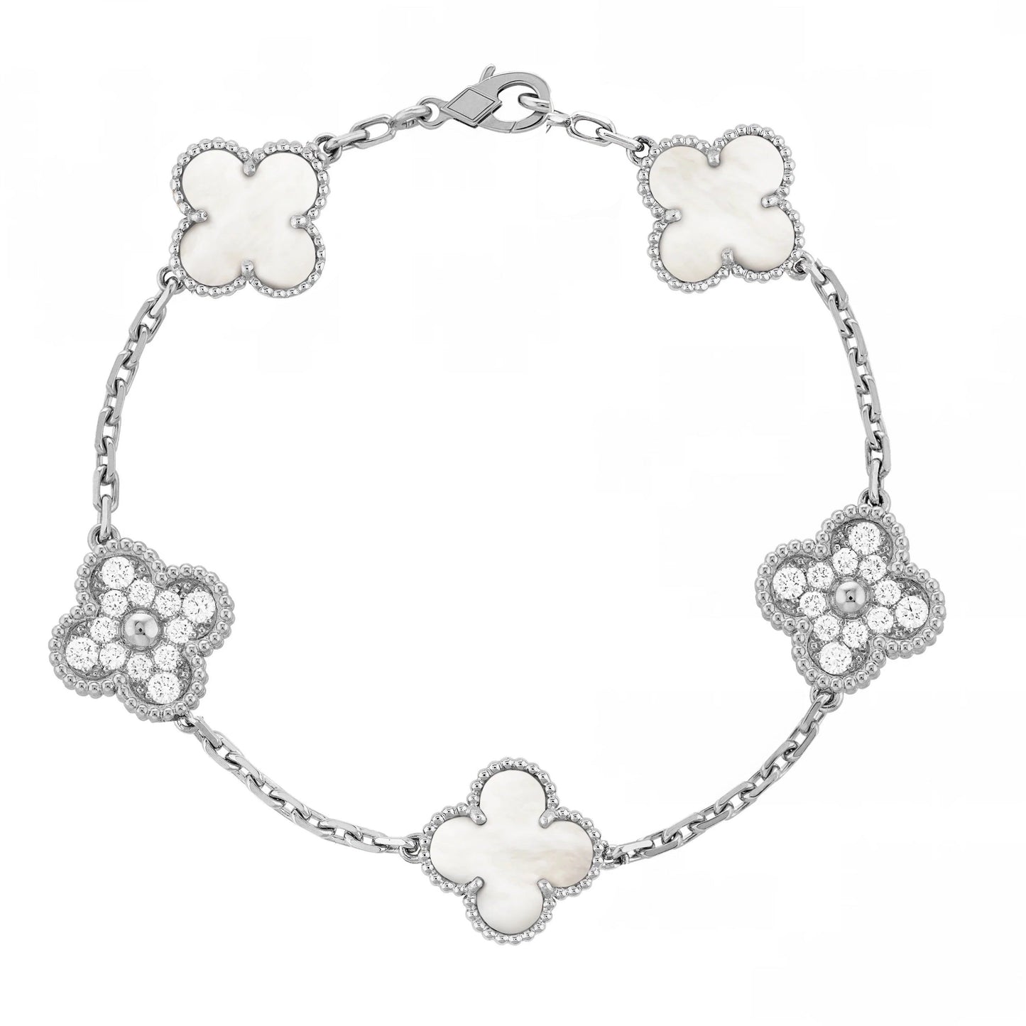 Martina Bracciale Klover Diamante Argento Vit