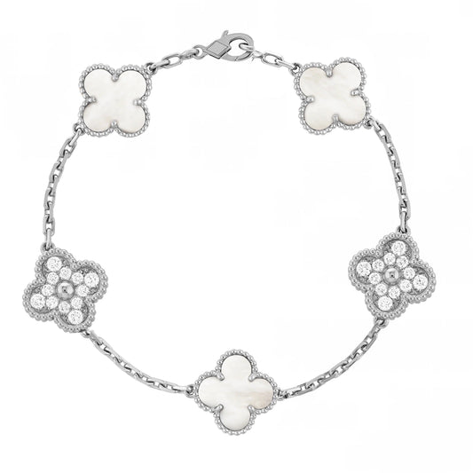 Martina Bracciale Klover Diamante Argento Vit