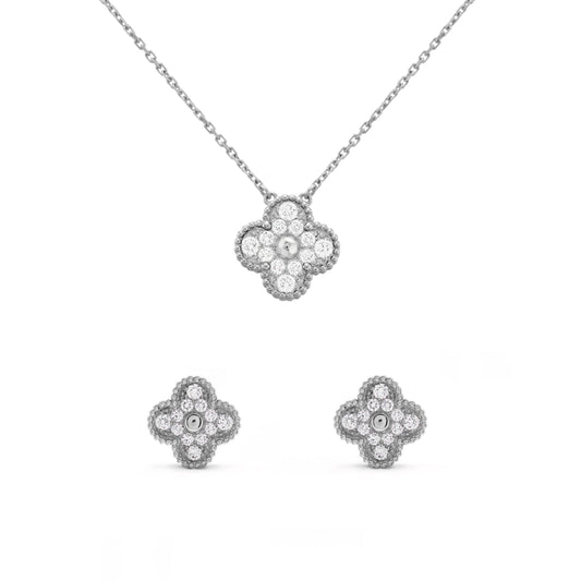 Roberta Argento Set di Diamanti Klöver
