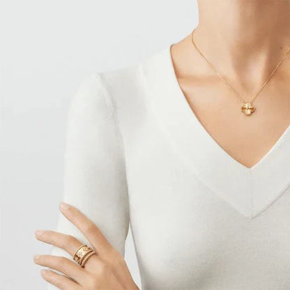 Giada Collana Quadrifoglio Lussuosa - Oro