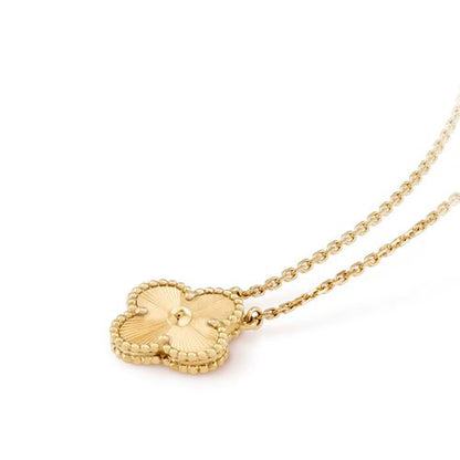 Sofia Collana Klöver in Guilloché d'Oro