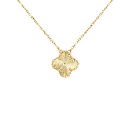 Sofia Collana Klöver in Guilloché d'Oro