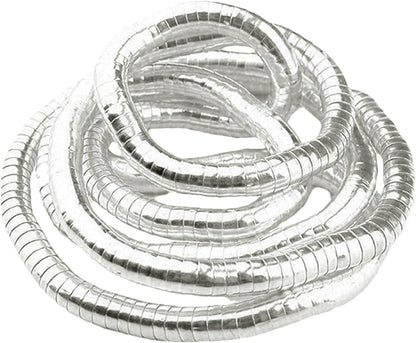 Ludovica Collana Serpente Flessibile in Argento