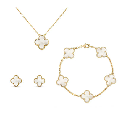 Giulia Set Klöver Colore Bianco