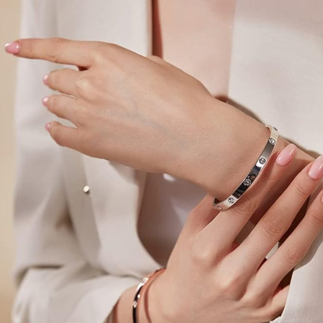 Renata Bracciale Maglie Eternità con Zirconi