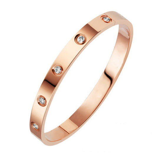 Natalia Bracciale in Diamante Oro Rosa Eternità