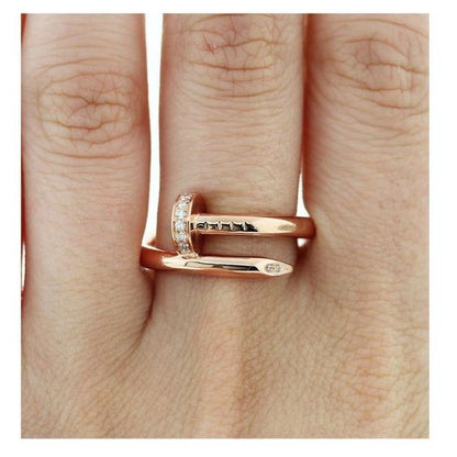Elisa Anello di Diamante in Rosegold Lyster
