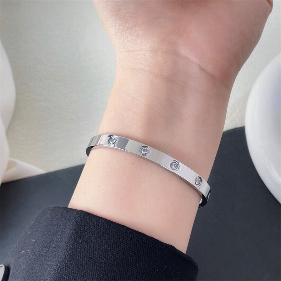 Renata Bracciale Maglie Eternità con Zirconi