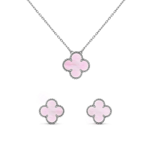Set di Klövers in Argento Rosa