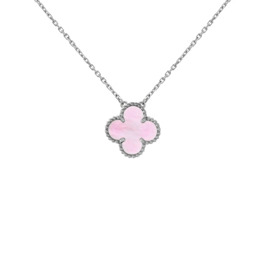 Collana Klöver in Argento Rosa