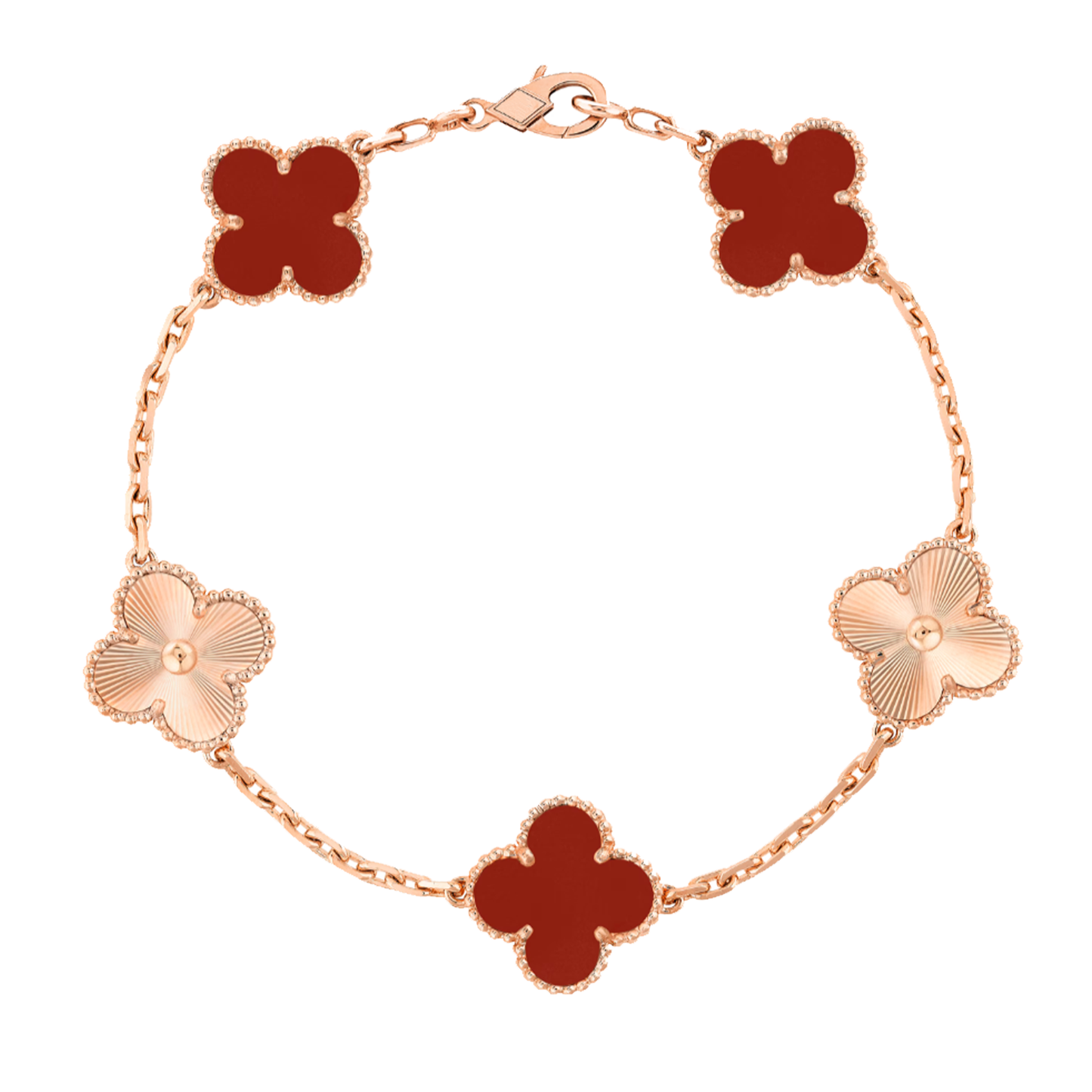 Giulia Bracciale Ambra - Oro Rosa / Motivo Rosso