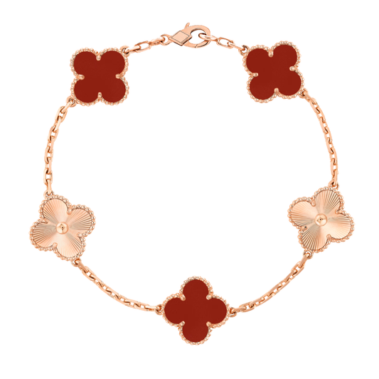 Giulia Bracciale Ambra - Oro Rosa / Motivo Rosso