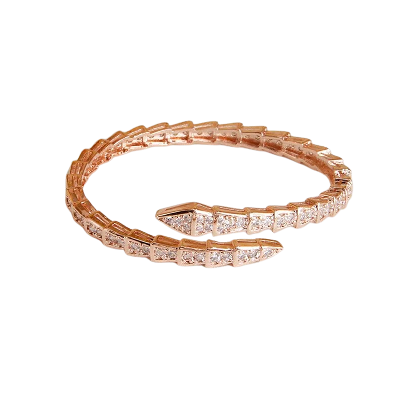 Irene Bracciale Serpente Deluxe - Oro Rosa