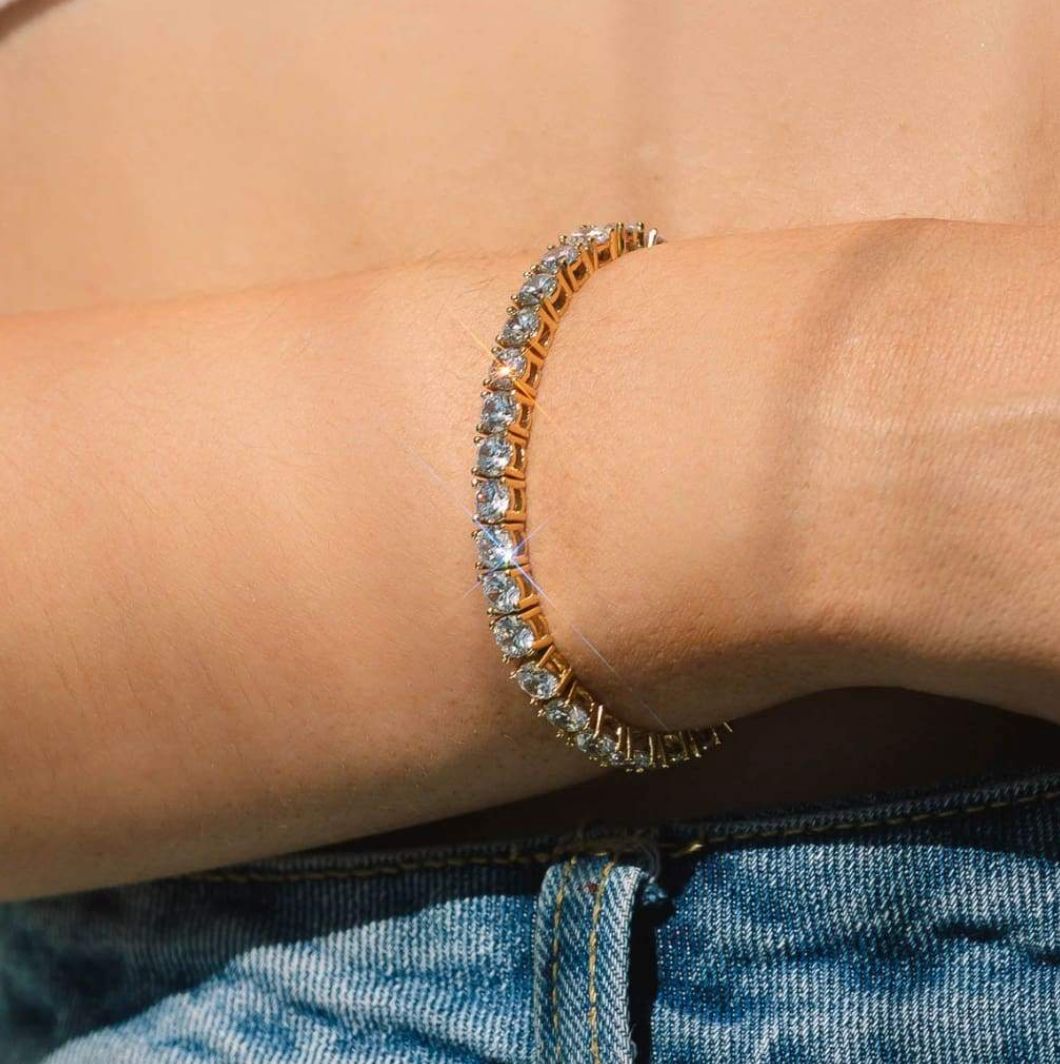 Aurora Bracciale Tennis - Oro
