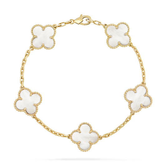 Fiorella Bracciale Bellezza Floreale - Bianco