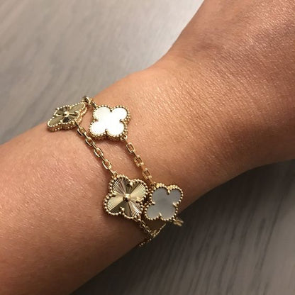 Serafina Bracciale Quadrifoglio Fortuna - Oro
