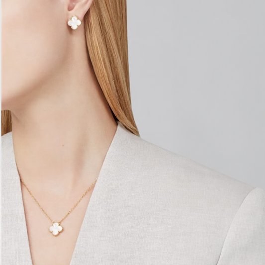 Giulia Set Klöver Colore Bianco