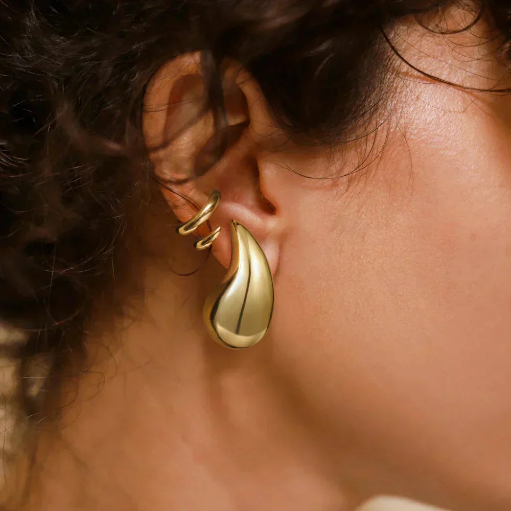 ORECCHINI GOCCIA D'ACQUA | ORO